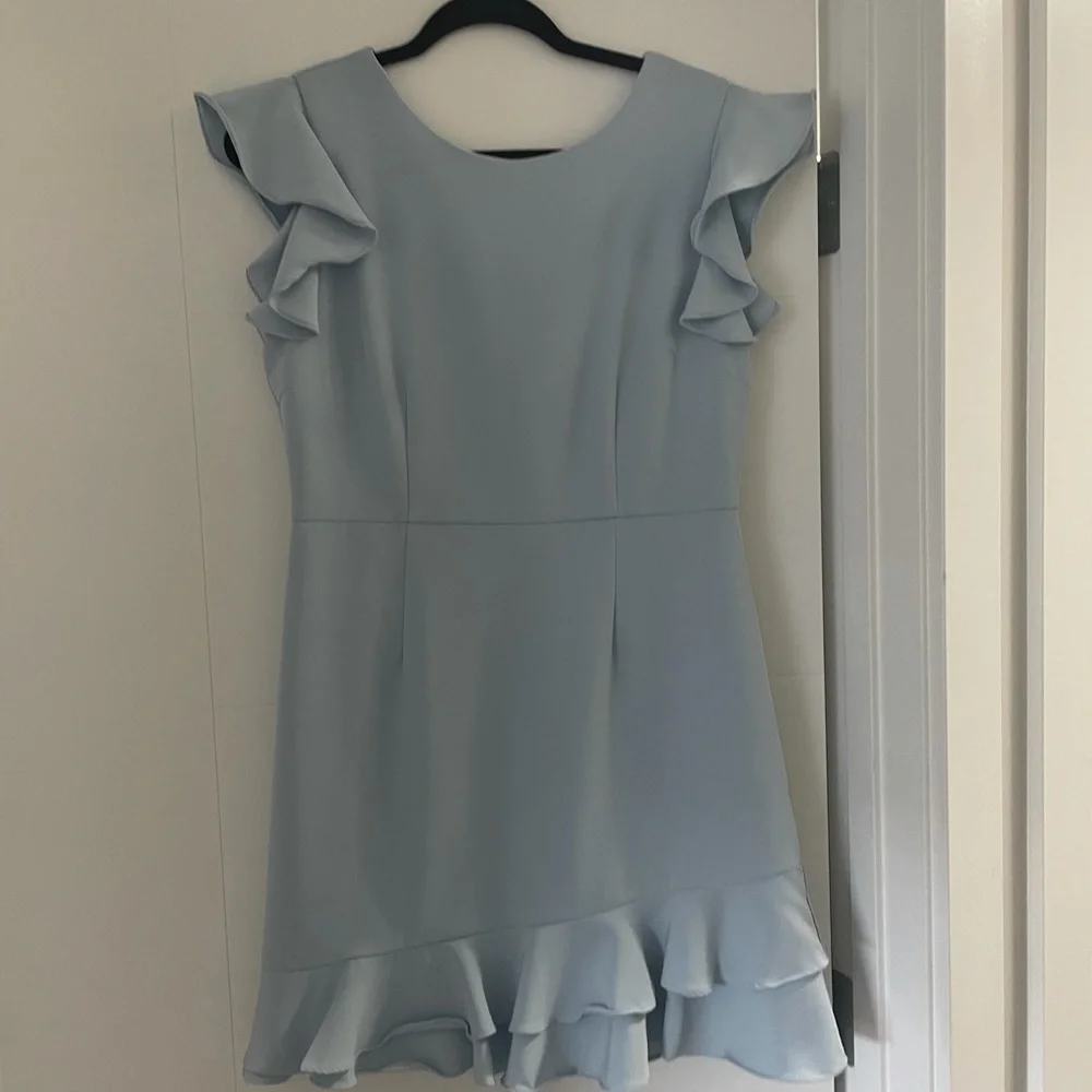 TCEC Blue Ruffle Dress - Picture 1 of 7